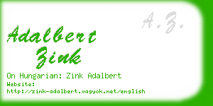 adalbert zink business card